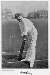 W.W. Read, aus Berühmte Kricketspieler und Kricketplätze, veröffentlicht von Hudson und Kearns, 1895